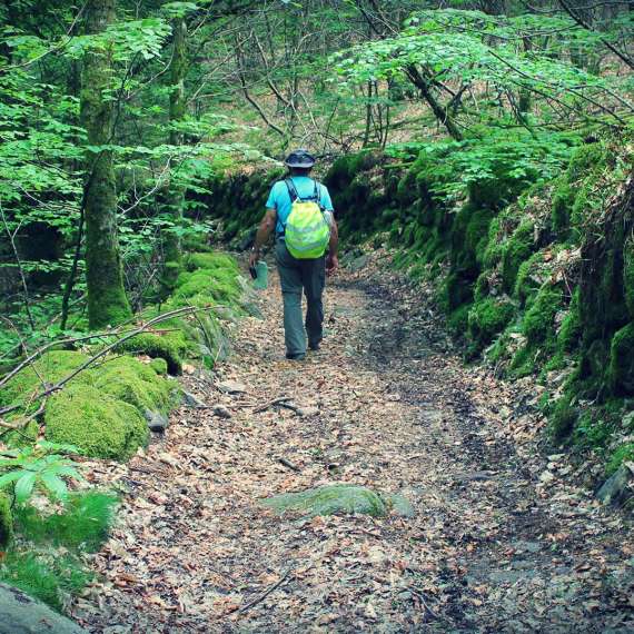 A walker in the steps of the Grandaunt monks