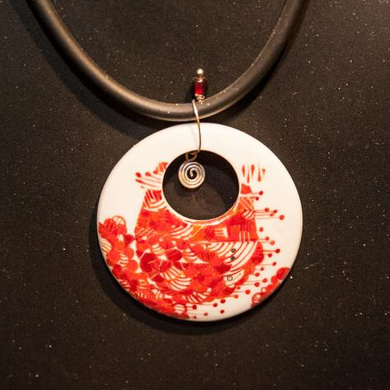 Pendentif Morpho Bleu